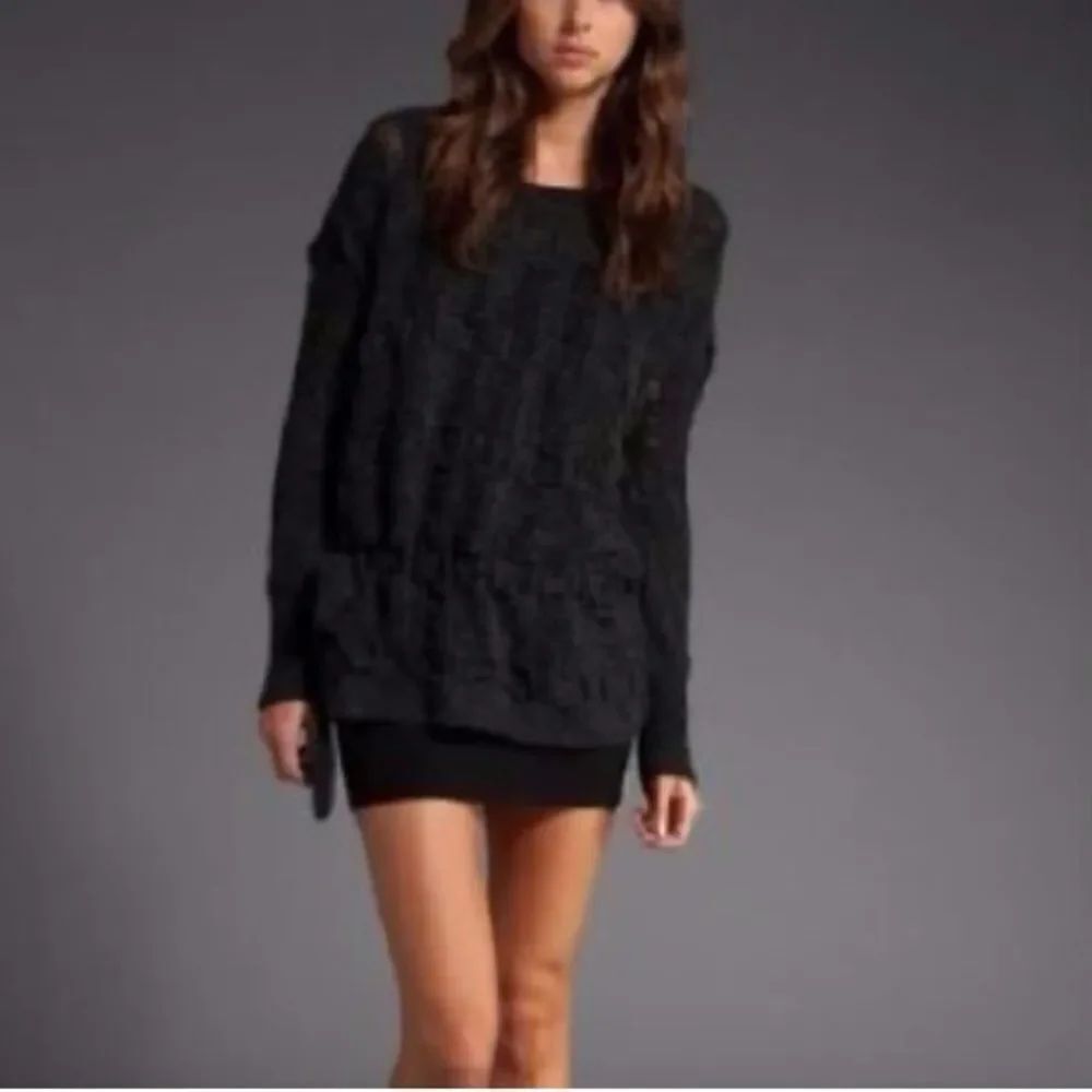 NWOT BCBGMaxAzria Gray Alpaca Blend Sweater